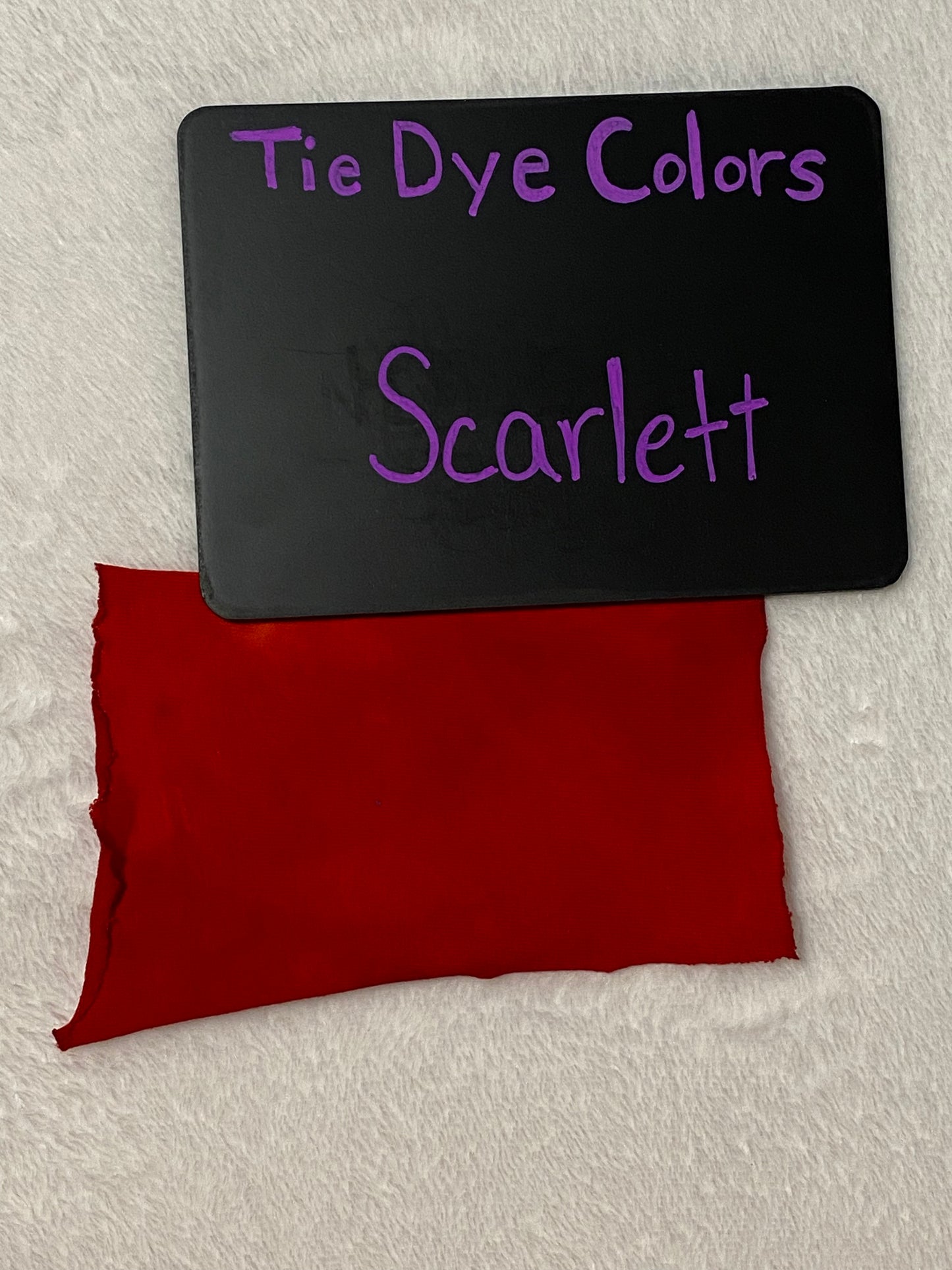Tie Dye Color Options