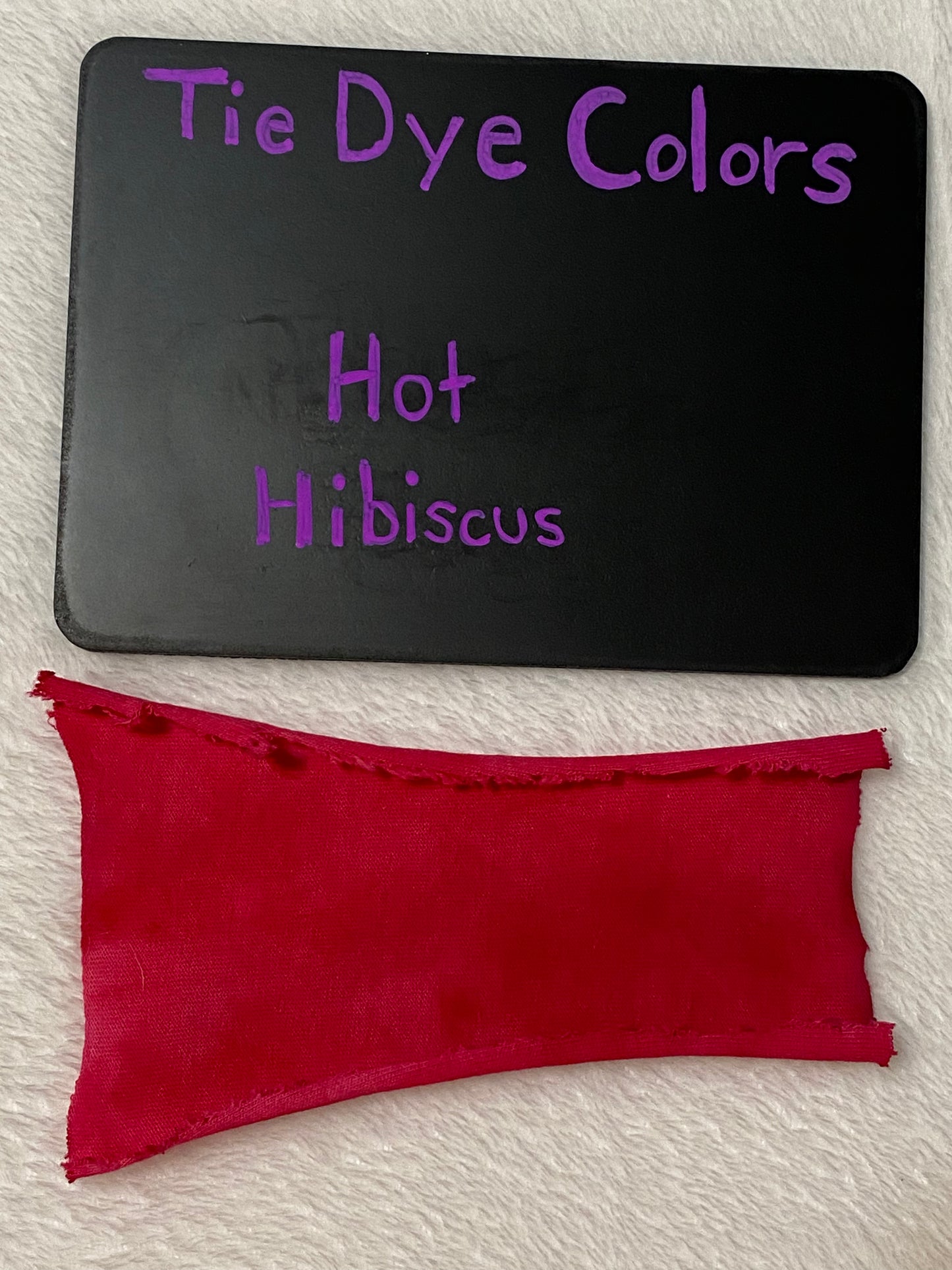 Tie Dye Color Options