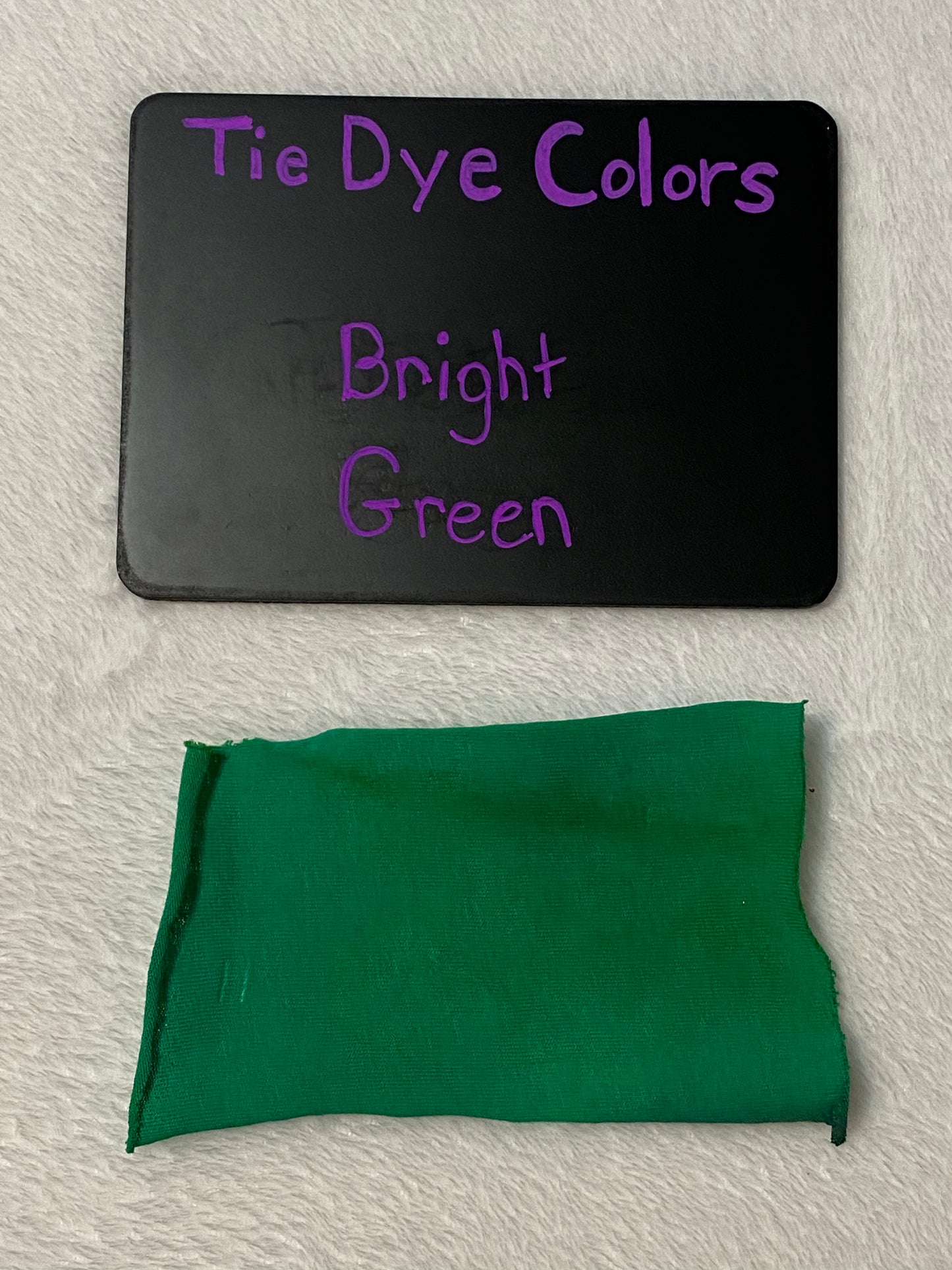 Tie Dye Color Options