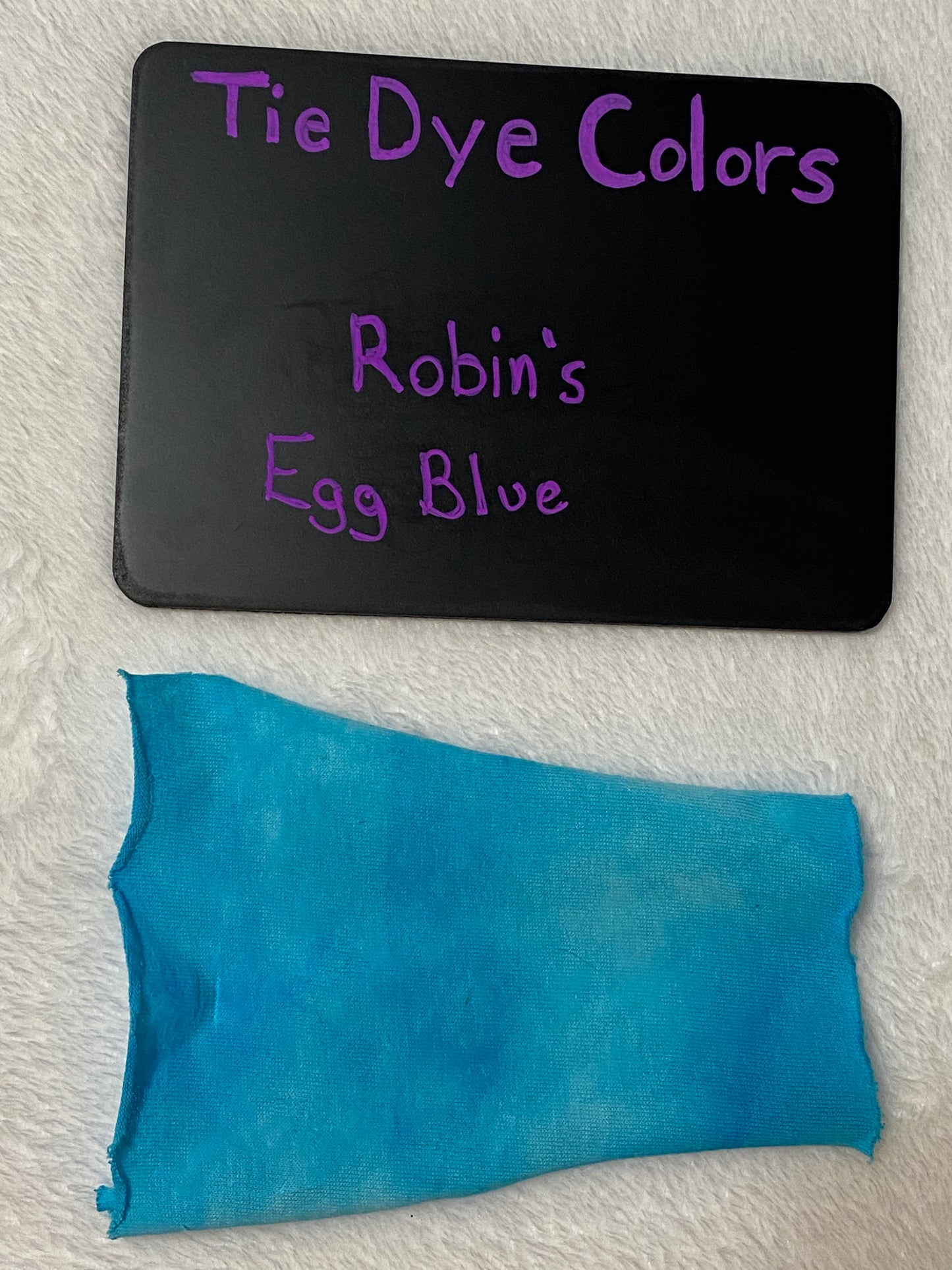 Tie Dye Color Options