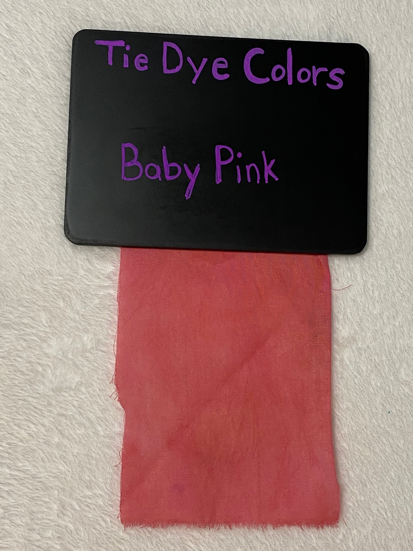 Tie Dye Color Options