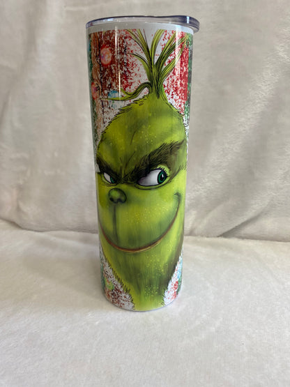 Grinch 20oz Skinny Tumbler