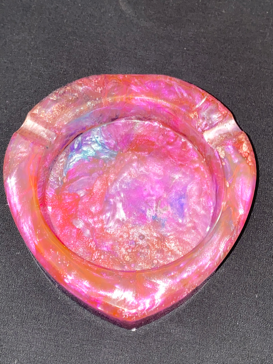 Purple, Pink & Blue Ashtray