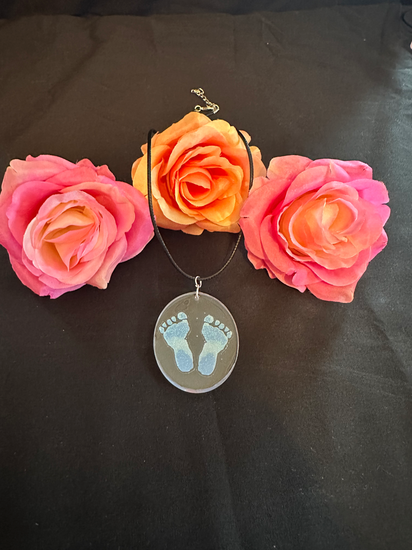 Clear Baby Boy Pendant