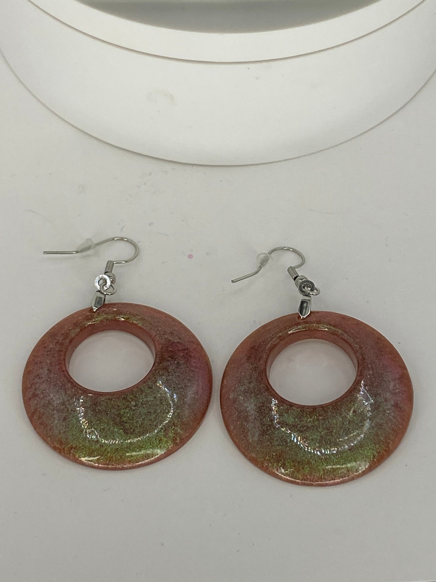 Brown with hints of Green Earrings