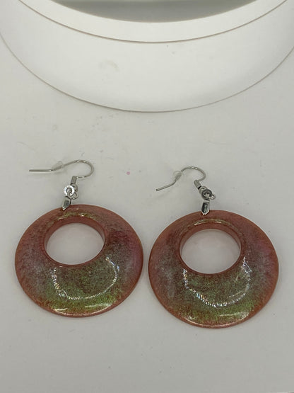 Brown with hints of Green Earrings