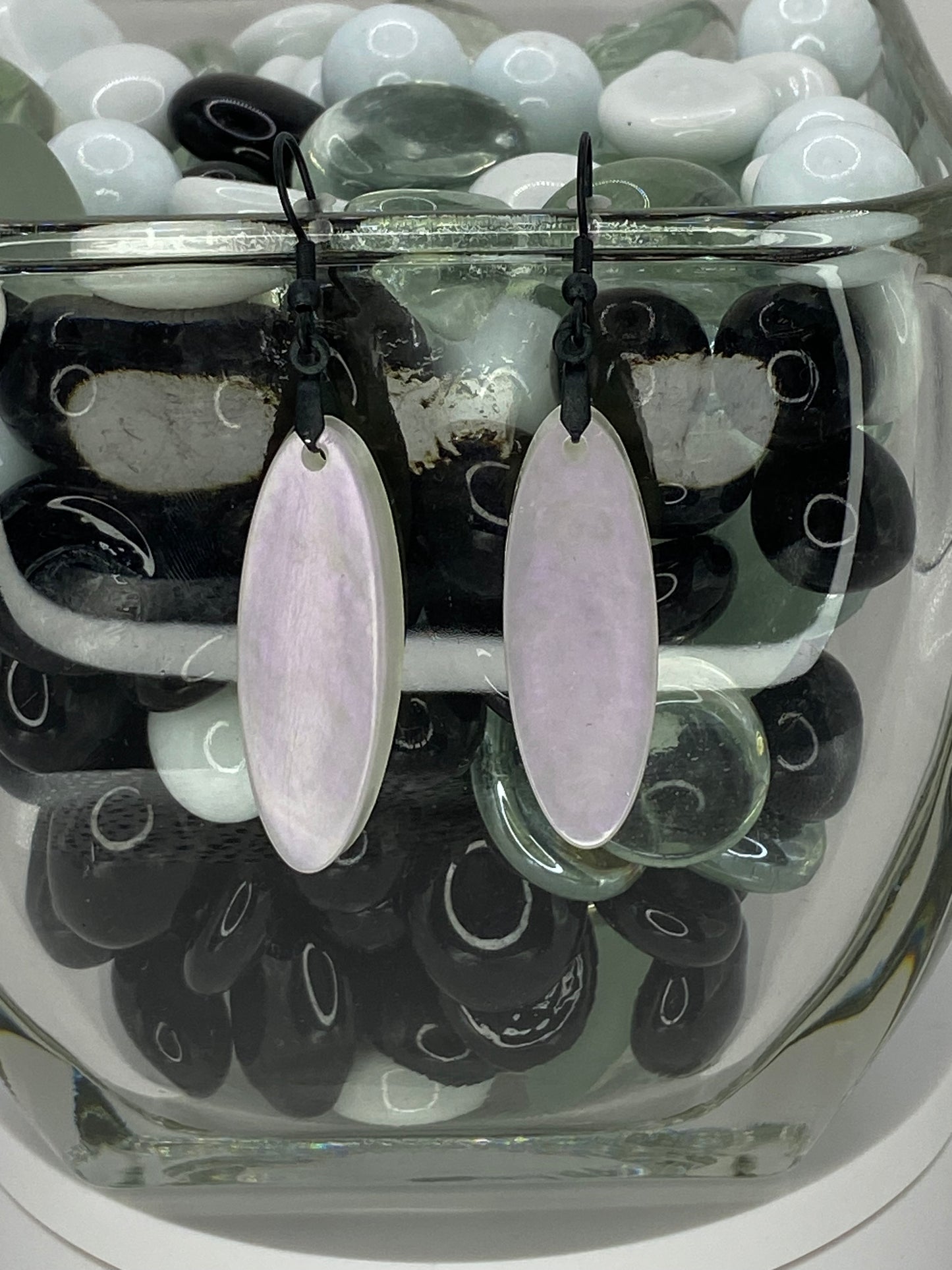 Iridescent Oval Earrings