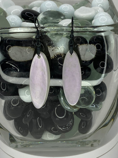 Iridescent Oval Earrings