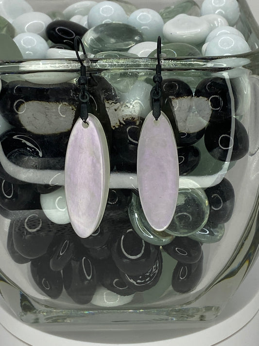 Iridescent Oval Earrings