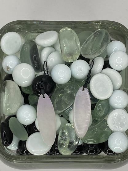 Iridescent Oval Earrings