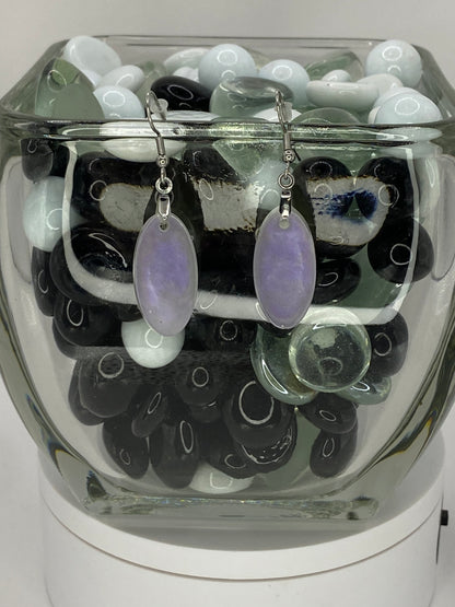 Iridescent Oval Earrings