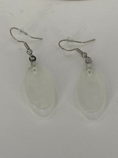Iridescent Oval Earrings
