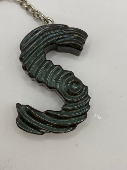 Solid Color Ripple Letter Keychains