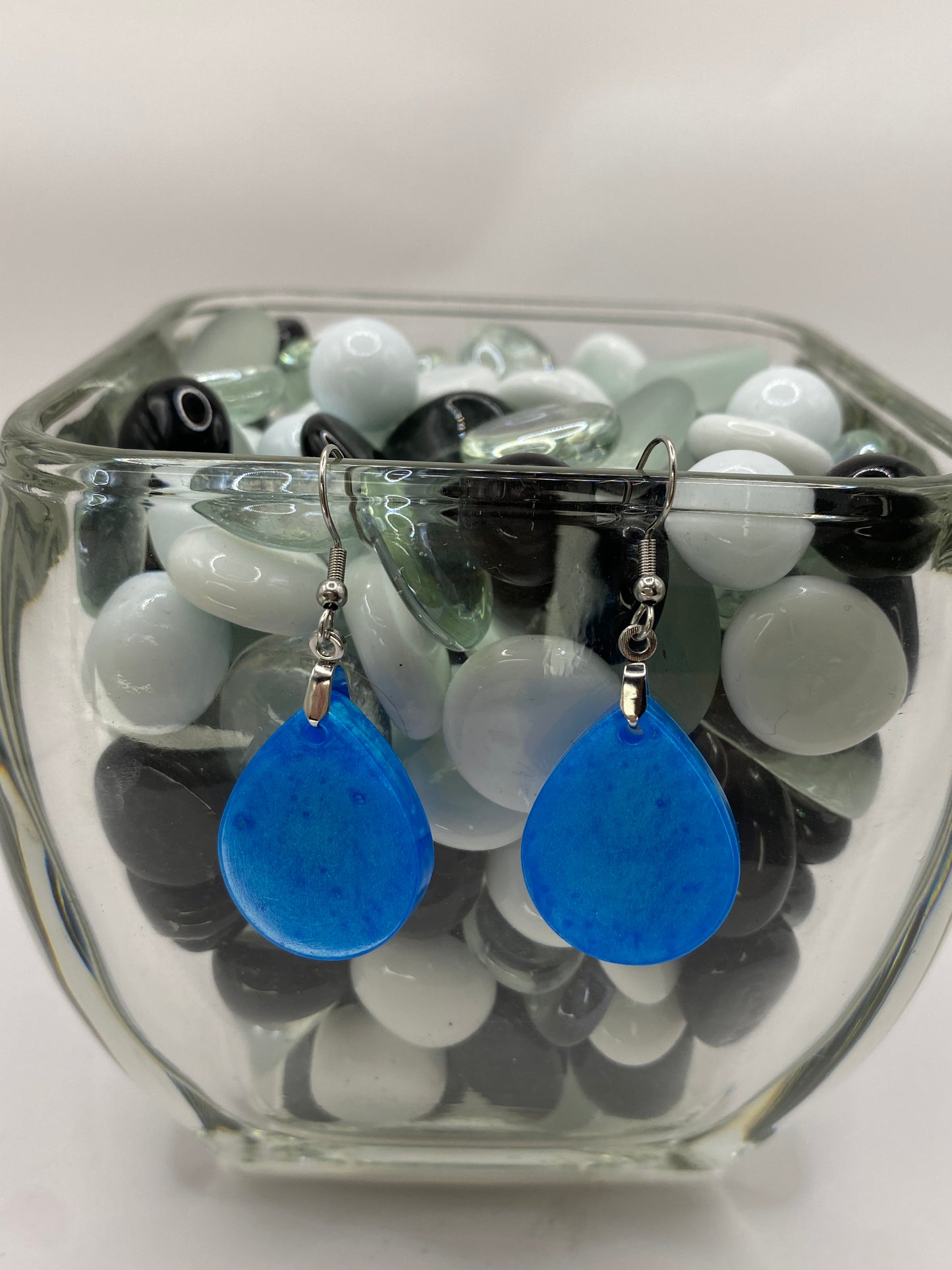Sky Blue Teardrop Earrings