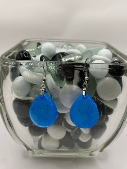 Sky Blue Teardrop Earrings