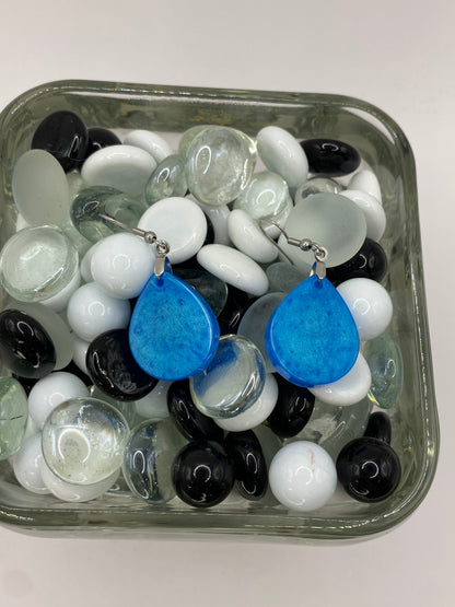Sky Blue Teardrop Earrings