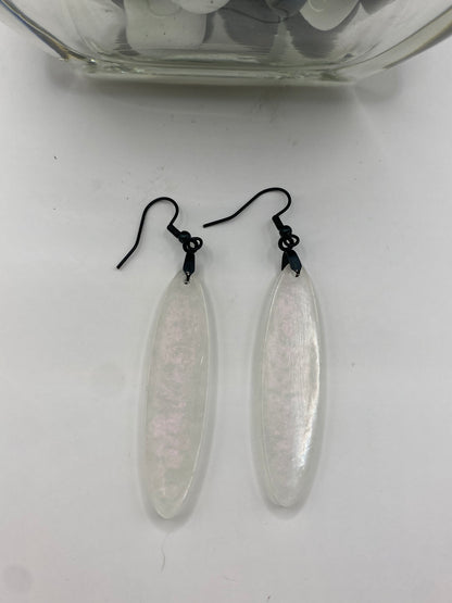 Iridescent Oval Earrings