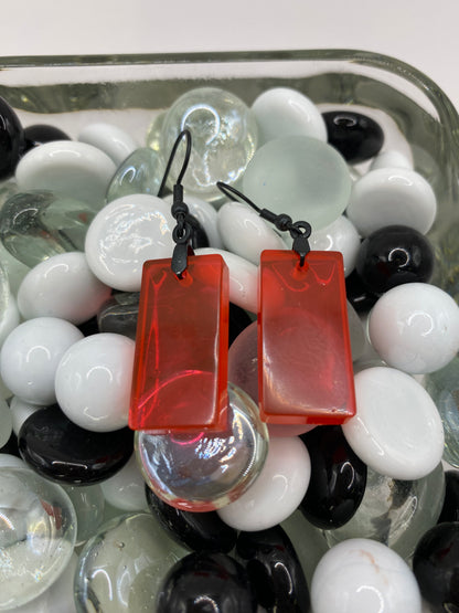 Crimson/Red Earrings