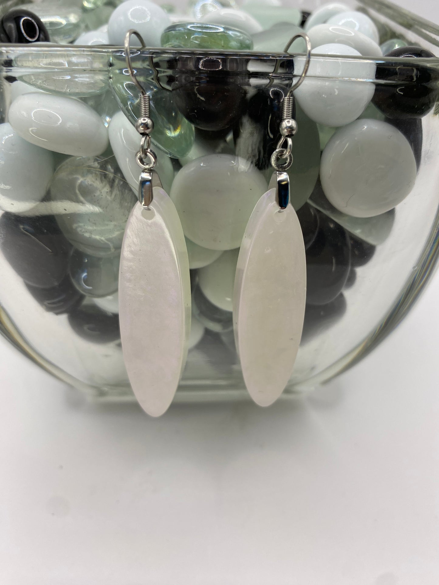 Iridescent Oval Earrings