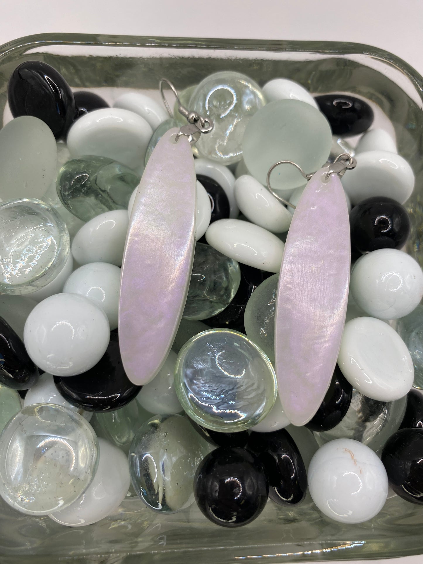 Iridescent Oval Earrings
