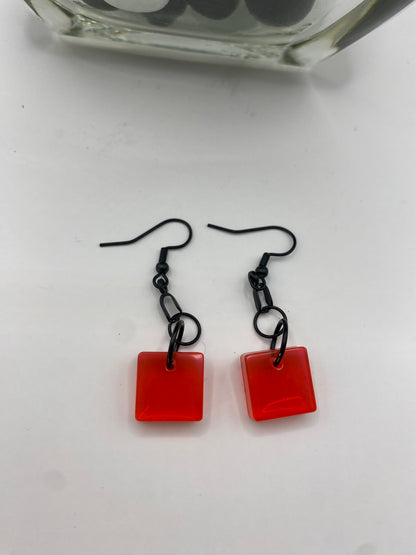 Crimson/Red Earrings