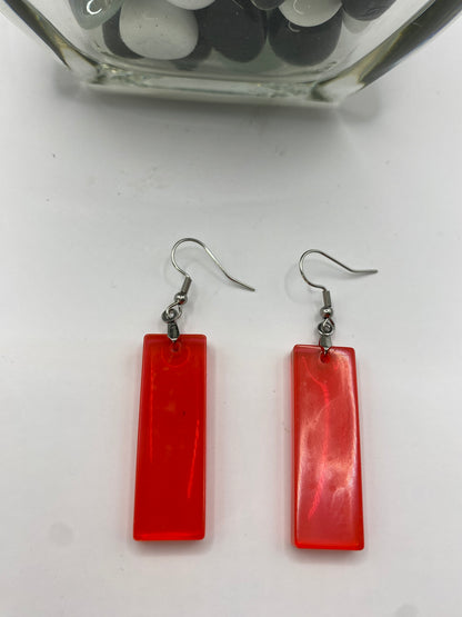 Crimson/Red Earrings