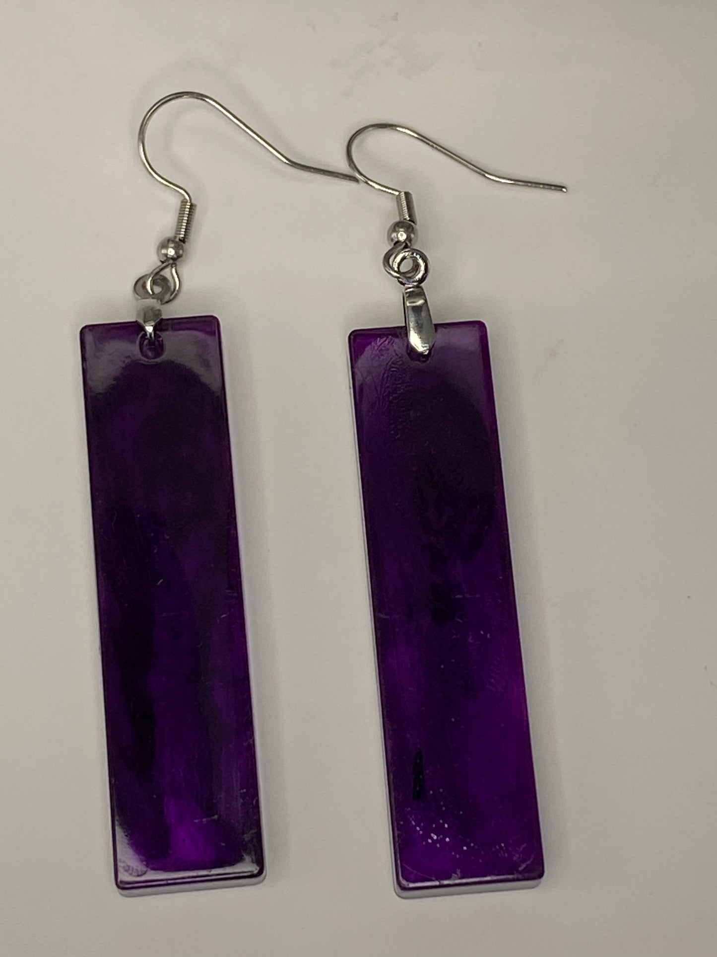 Dark Purple Earrings
