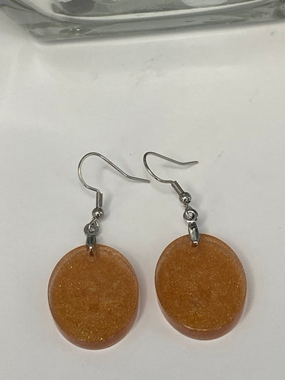 Brown with hints of Green Earrings