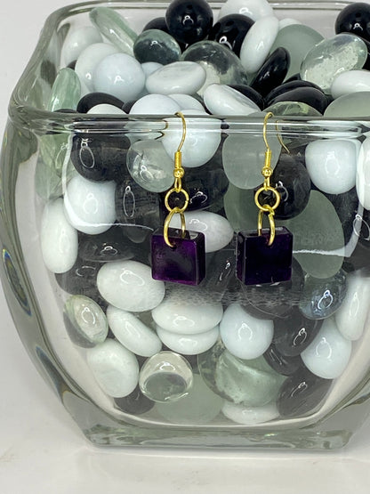 Dark Purple Earrings