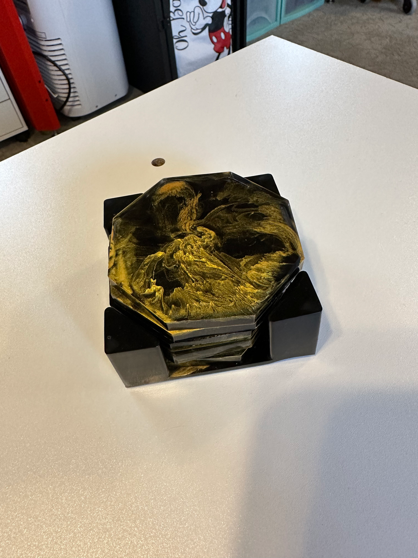 Black & Gold Coaster Sets