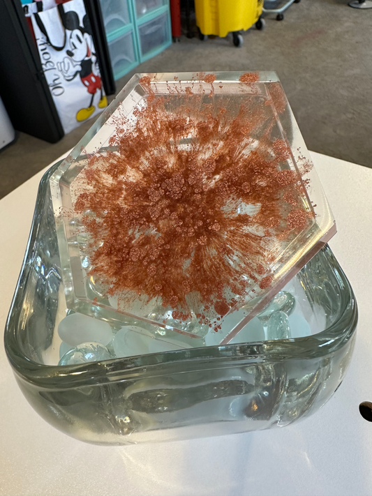 Singular Rose Gold Coaster