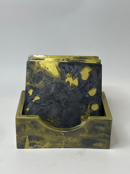 Black & Gold Coaster Sets