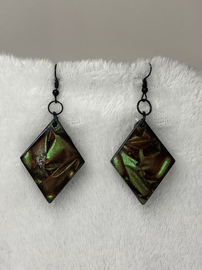 Colorshift Earrings Diamond Shaped