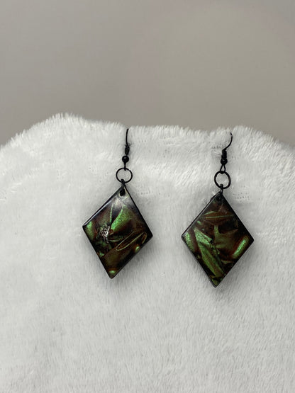 Colorshift Earrings Diamond Shaped