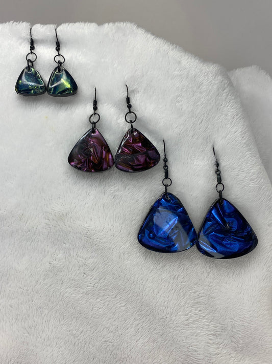 Colorshift Earrings Triangle Shaped