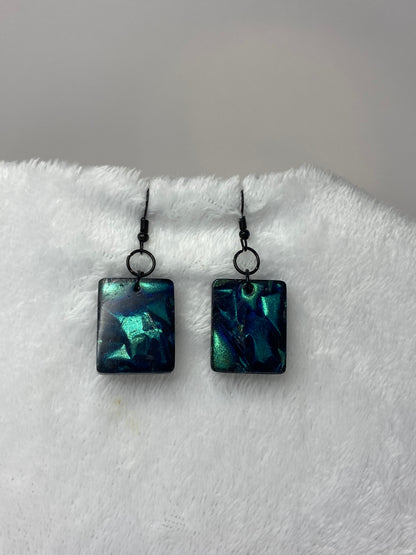 Colorshift Earrings Rectangle Shaped