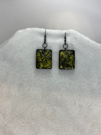 Colorshift Earrings Rectangle Shaped