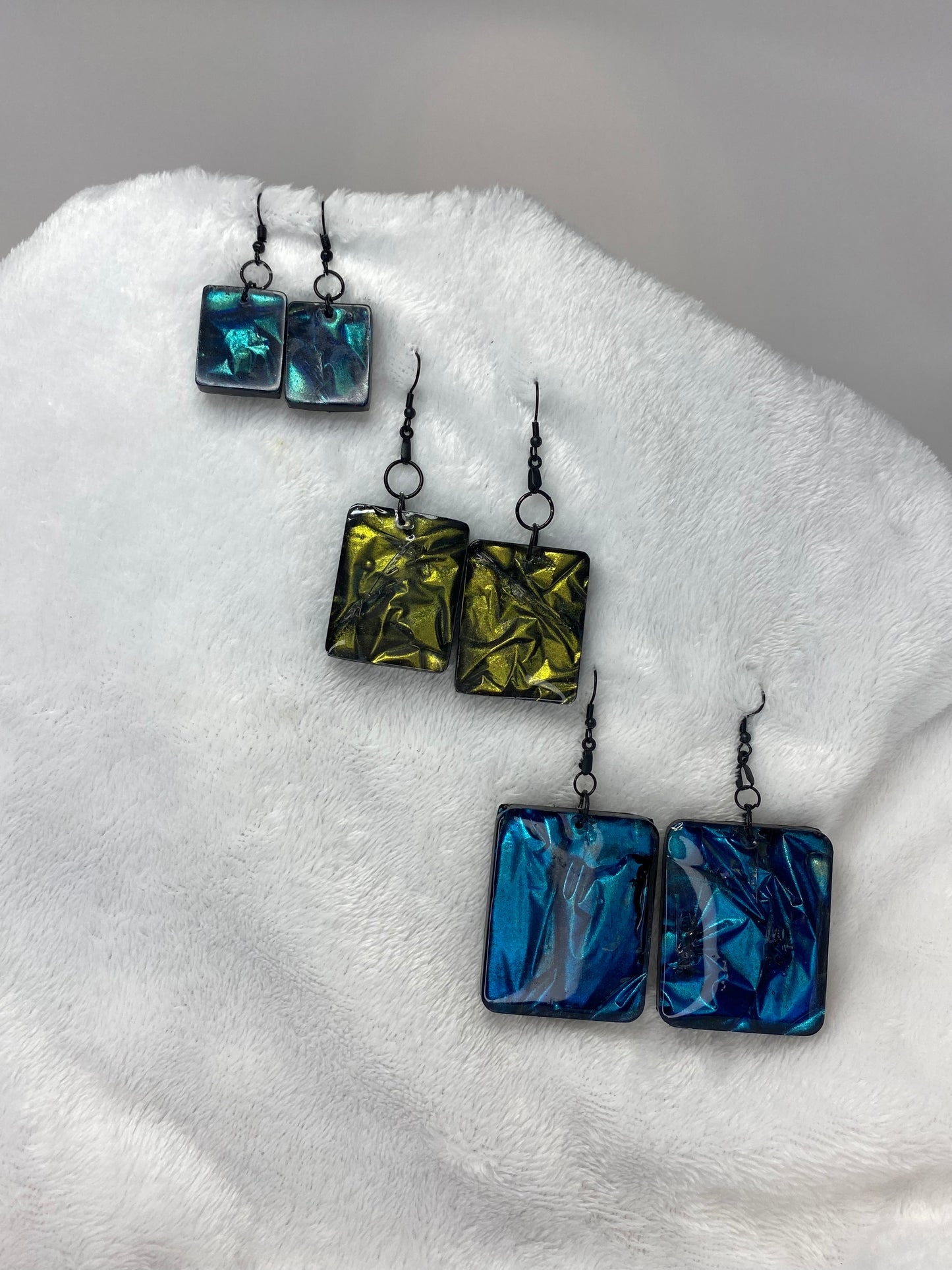 Colorshift Earrings Rectangle Shaped