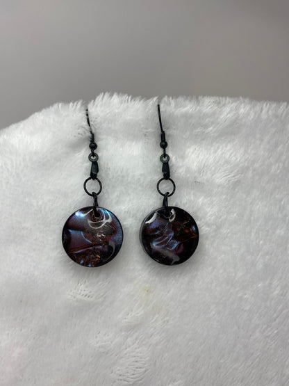 Colorshift Earrings Circle Shaped