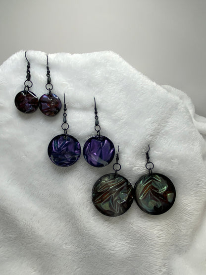 Colorshift Earrings Circle Shaped