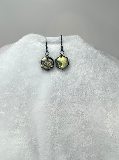 Colorshift Earrings Hexagon Shaped
