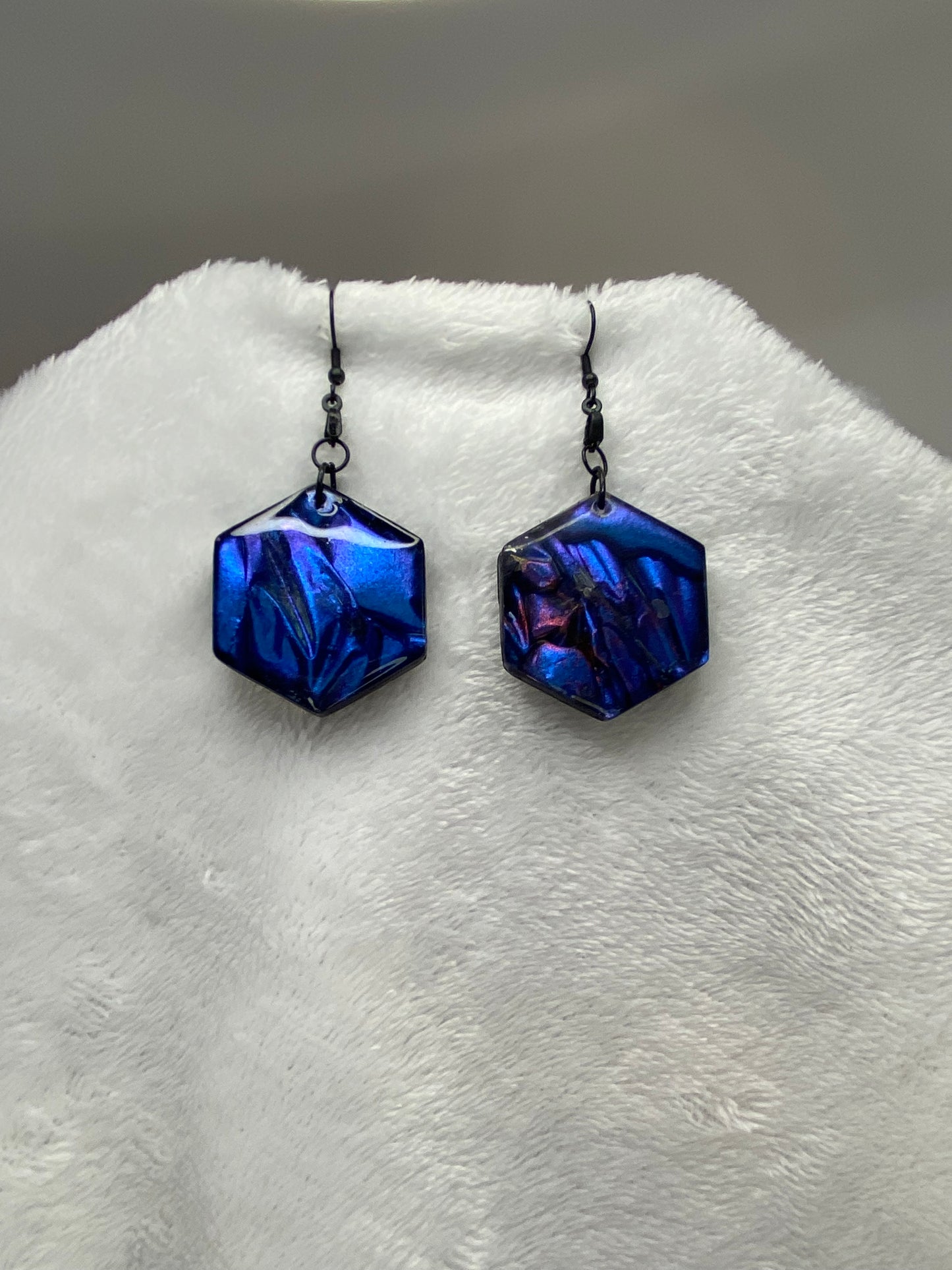 Colorshift Earrings Hexagon Shaped