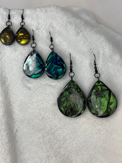 ColorShift Earrings Teardrop Shaped