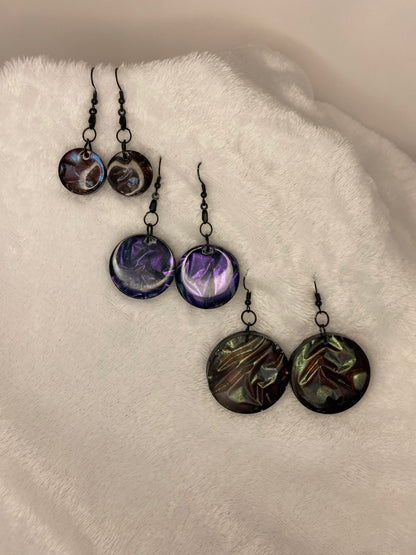 Colorshift Earrings Circle Shaped