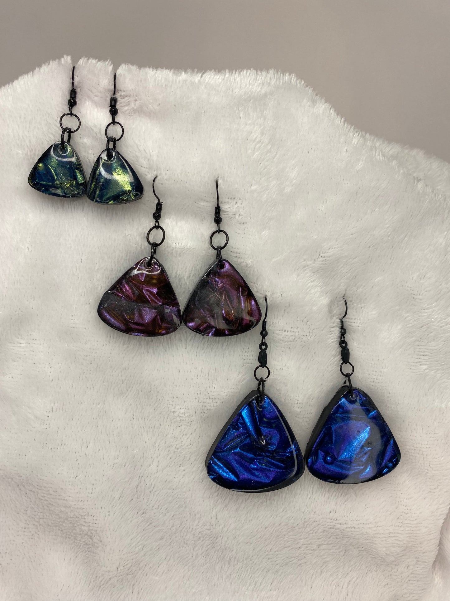 Colorshift Earrings Triangle Shaped