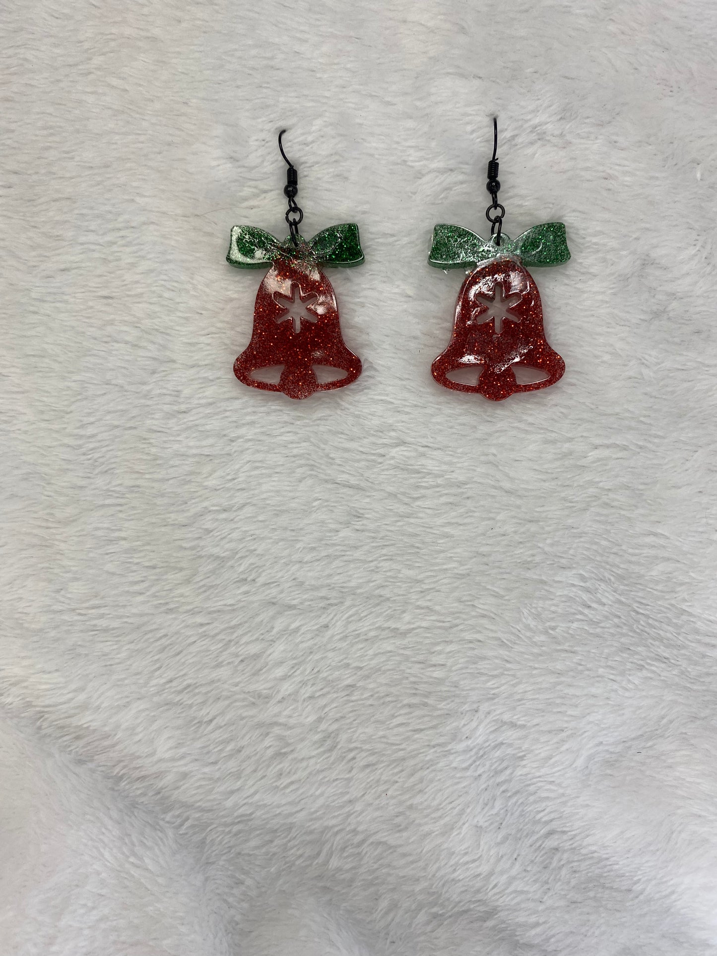 Red & Green Bell Shaped Earrings