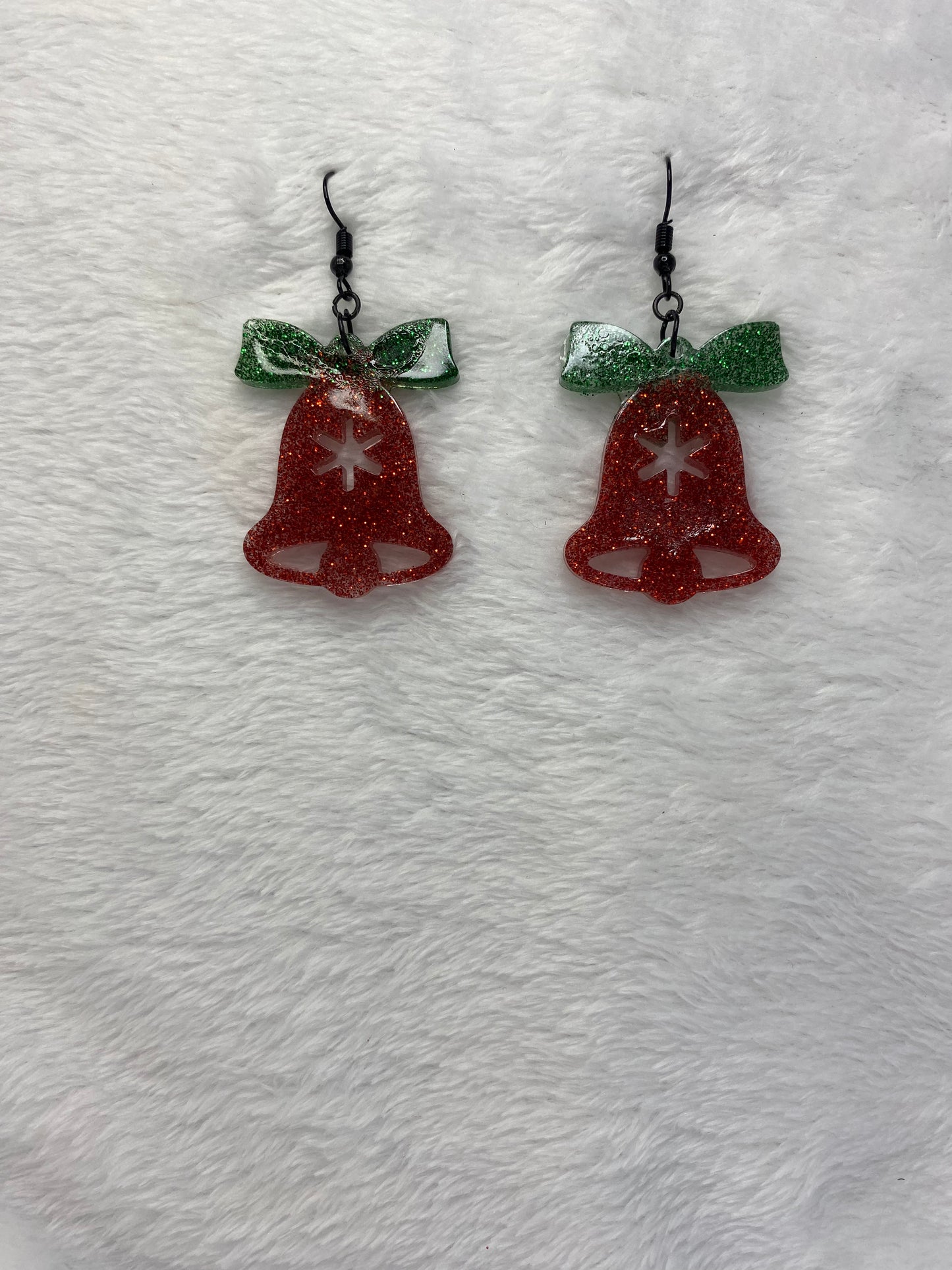 Red & Green Bell Shaped Earrings