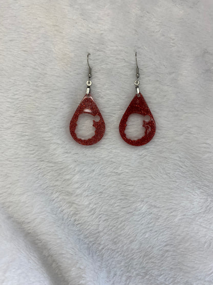 Santa Earrings