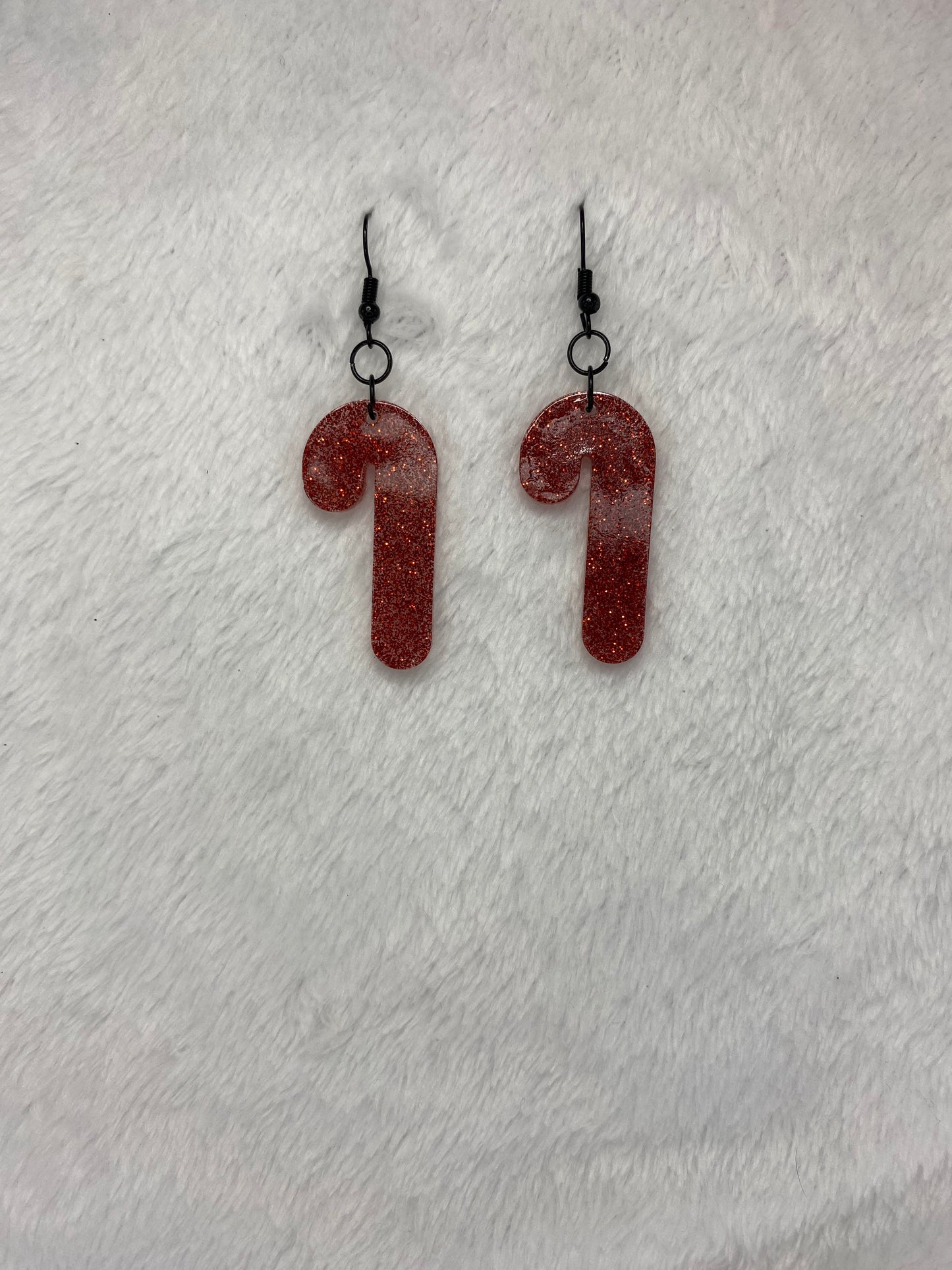 Candy Cane Shaped Earrings