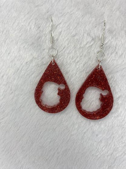 Santa Earrings